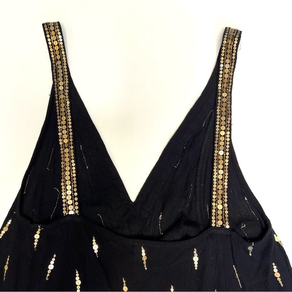 Free People Intimately Rising Sun Sequin Mini Dress Tunic Size Small - Picture 8 of 12